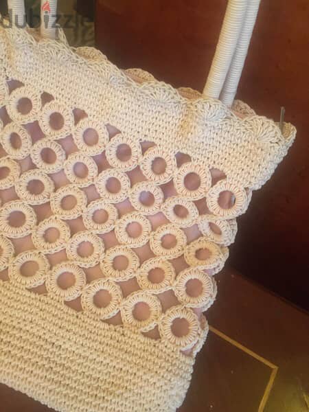 Crochet Bag - Vintage  - حقيبة يد كروشية 8