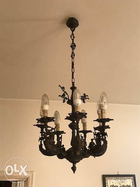 Ferforje Vintage Chandelier 1