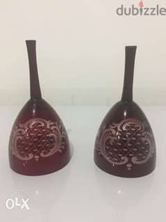 pair of mid century egerman cristal bells 0
