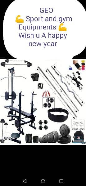 GEO gym and sports equipments and accessories New and used 03027072 1