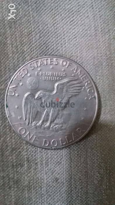 USA One Dollar Coin Memorial for president Dwight Eisenhower year 1978 1