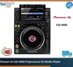 Pioneer DJ CDJ-3000 Professional DJ Media Player, Warranty 1 Year 0
