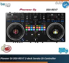 Pioneer DJ DDJ-REV7 2-deck Serato DJ Controller,Magvel Fader Pro