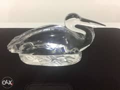 authentic cristal baccarat water bird
