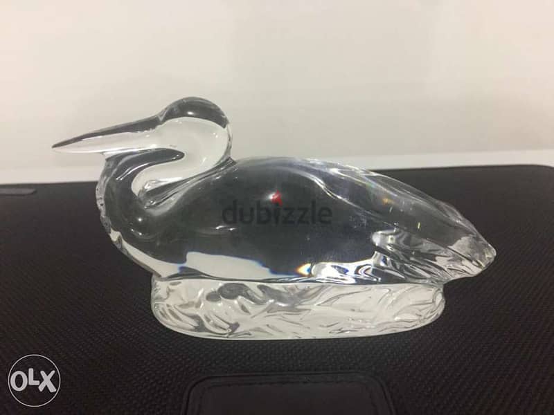 authentic cristal baccarat water bird 1