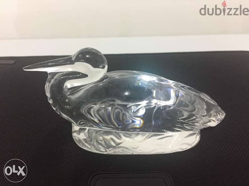 authentic cristal baccarat water bird 2