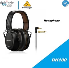 Behringer DH100 Professional Drummer Headphones, Closed-back Headphone 0