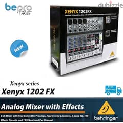 Behringer Xenyx 1202FX Mixer including Effects,Analog Mixer