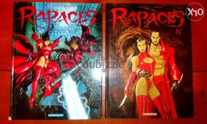 Rapaces 4 volumes rated R french comics 0