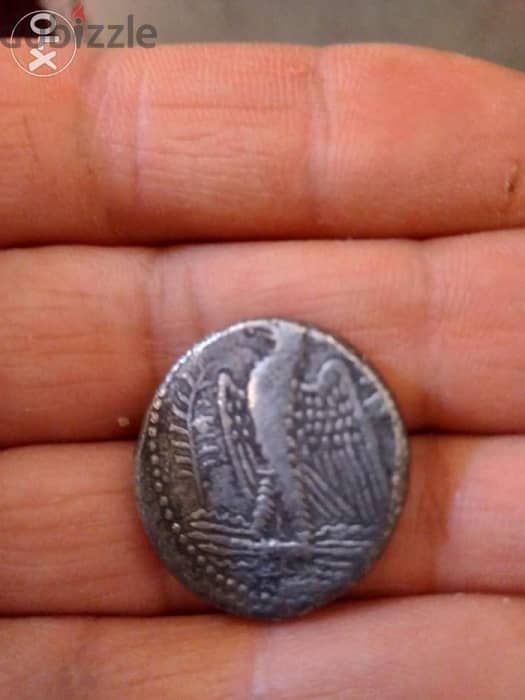 Ancient Roman Silver Coin for Emperor Nero year 54 AD . He burned Rome 1