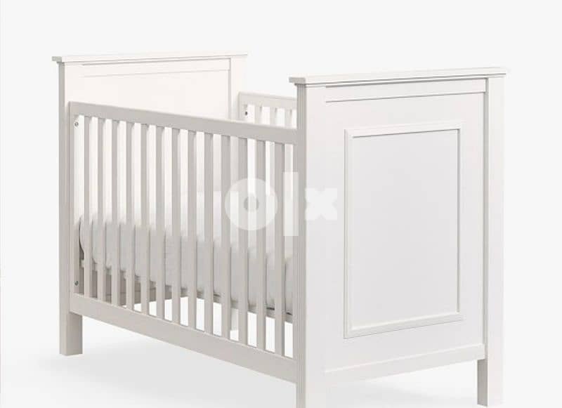 Pottery Barn convertible crib + mattress 2