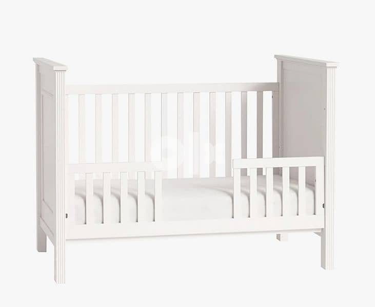 Pottery Barn convertible crib + mattress 3