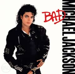 Michael Jackson BAD album vinyl.