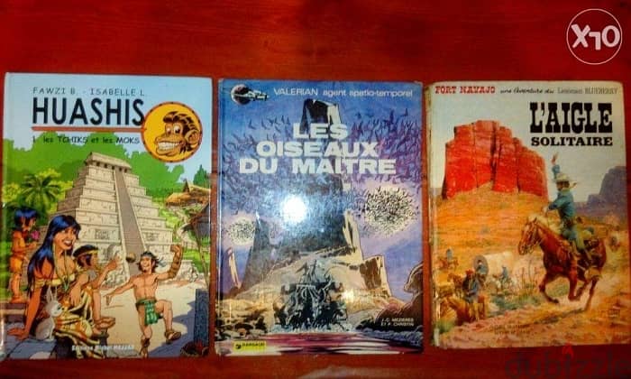Different french comic books hard covers starting 4$ 3