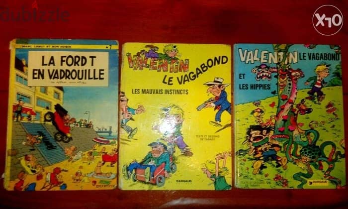 Different french comic books hard covers starting 4$ 5