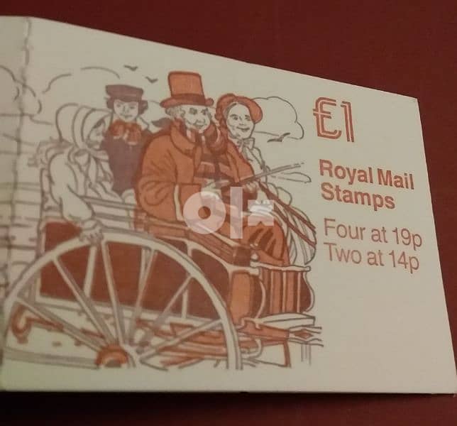 England Royal Mail stamps booklet Charles Dickens 3