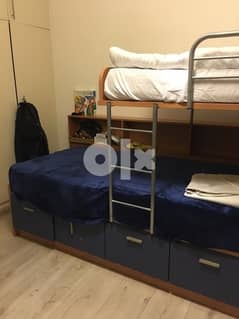 Double bed with 7 big drawers