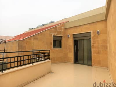 Duplex in Mansourieh, Metn with Partial City and Sea View