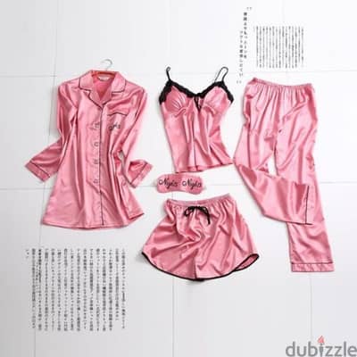 5 pieces pijama set