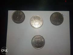4 Nederlanden 25 cent coins 0