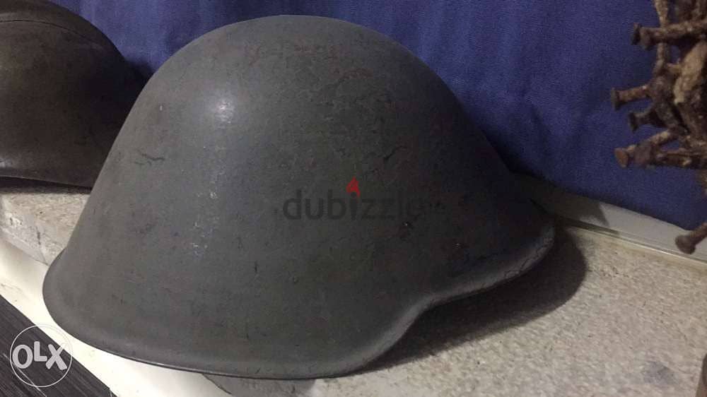 antique WW2 German Nazi military steel helmet 1