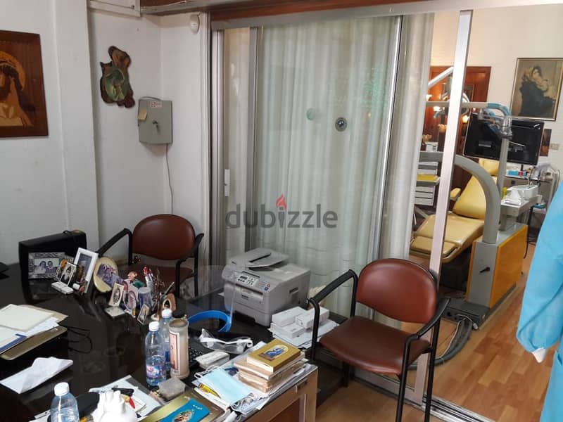 110 Sqm | Fully furnished Clinic for sale or rent in Mansourieh 1