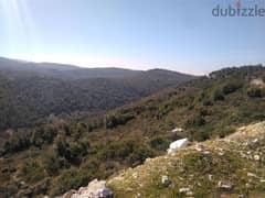 800m2 land + mountain view for sale in Mechmech  -ارض للبيع في مشمش