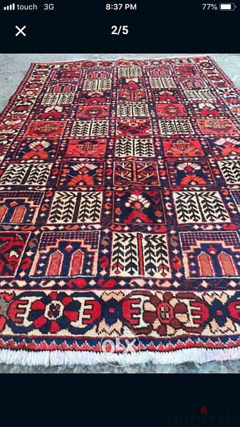 سجاد عجمي . شغل يدوي صوف155*250. persian carpet. Tapis. Hand made 2