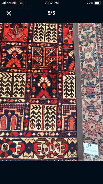 سجاد عجمي . شغل يدوي صوف155*250. persian carpet. Tapis. Hand made 4
