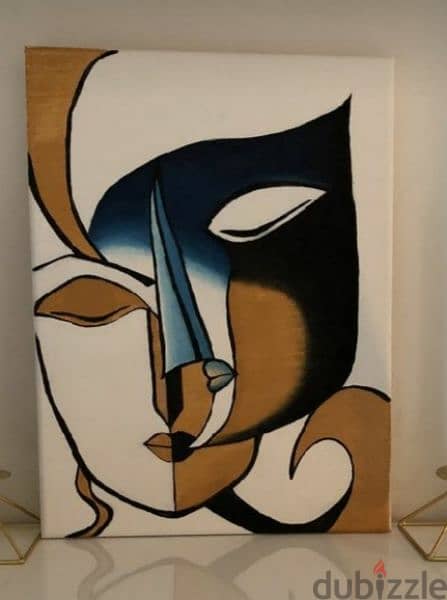 modern mask painting 0