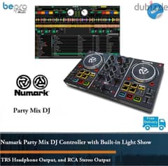 Numark Party Mix DJ Controller with Built-in Light Show 0