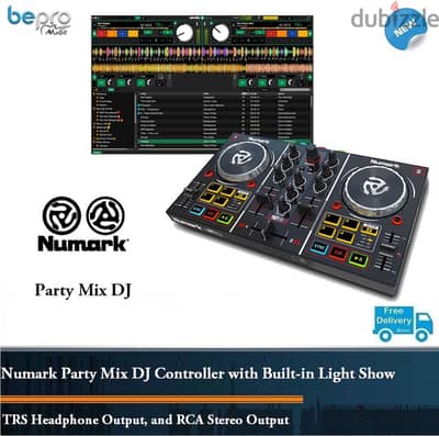 Numark Party Mix DJ Controller with Built-in Light Show