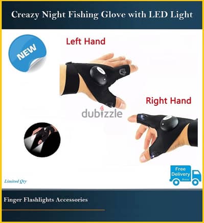 Glove LED Flashlight For Night playing,Limited Quantity.