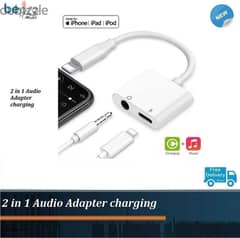 Audio Adapter 2 in 1 charging Earphone Cable For iPhone 11 x 7 8 plus 0