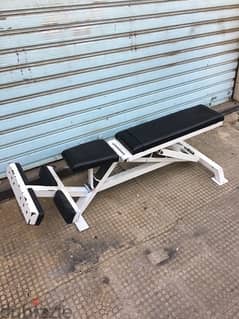 bench adjustable all levels from dicline till shoulder heavy duty