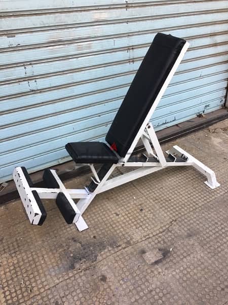 bench adjustable all levels from dicline till shoulder heavy duty 3