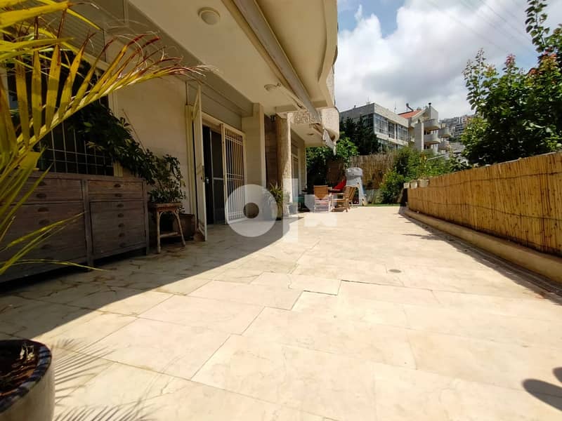 Fully furnished apartment in Mtayleb with spacious garden 9