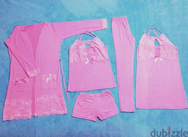 5 pieces pijama set 0