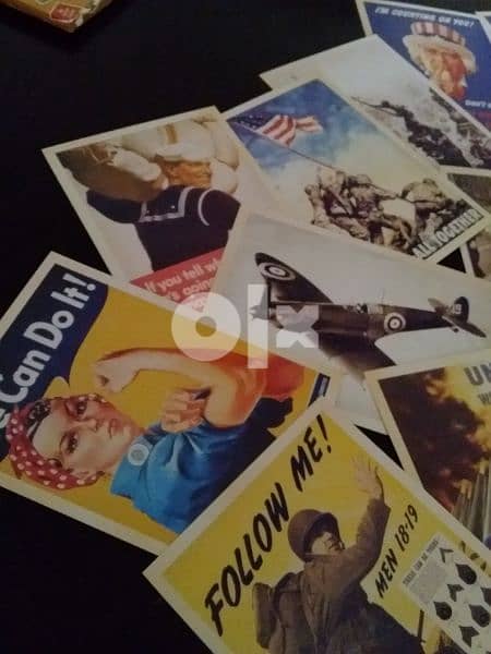 مجموعة ٣٢ بوستكارد غير مستعملة USA Army 32 War postcards 2