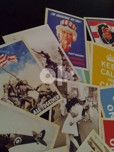 مجموعة ٣٢ بوستكارد غير مستعملة USA Army 32 War postcards 3