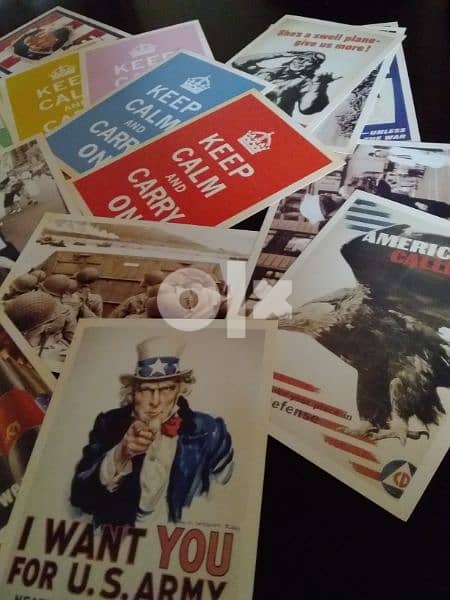 مجموعة ٣٢ بوستكارد غير مستعملة USA Army 32 War postcards 7