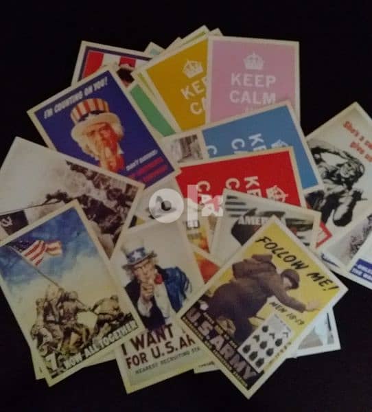 مجموعة ٣٢ بوستكارد غير مستعملة USA Army 32 War postcards 8