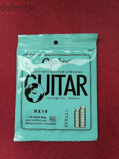 New Electric Guitar Strings - Orphee