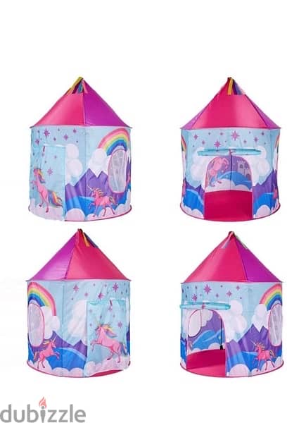 Foldable Pop Up Unicorn Tent For Kids Girls With Carry Bag 1