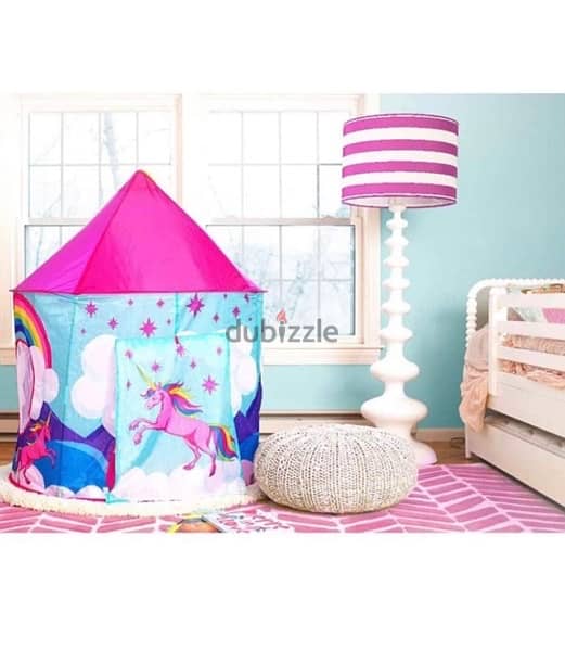 Foldable Pop Up Unicorn Tent For Kids Girls With Carry Bag 5