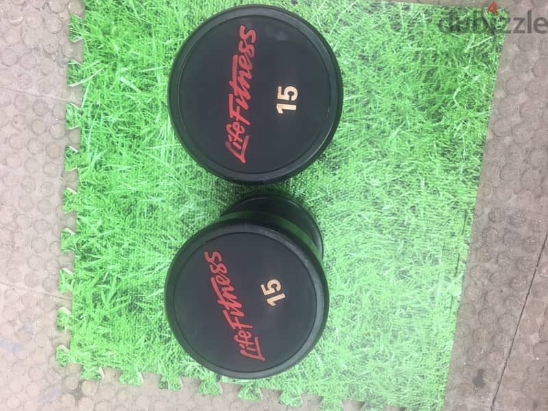 dumbells like new we have also all sports equipment 70/443573 RODGE 1