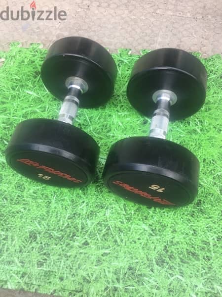 dumbells like new we have also all sports equipment 70/443573 RODGE 3
