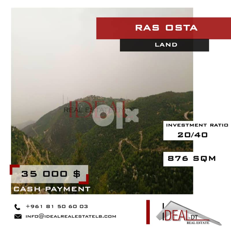 Land for sale in rasosta 876 sqm REF#CD10041 0