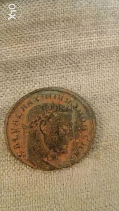 Ancient Roman Bronze Coin of Emperor Maxentius year 306 AD 0