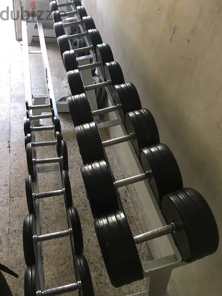 dumbells set from 2.5 kilo till 35 kilo 70/443573 RODGE 3